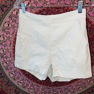 High Waist Beige Shorts